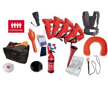 Materiel de securite pour bateau cotier