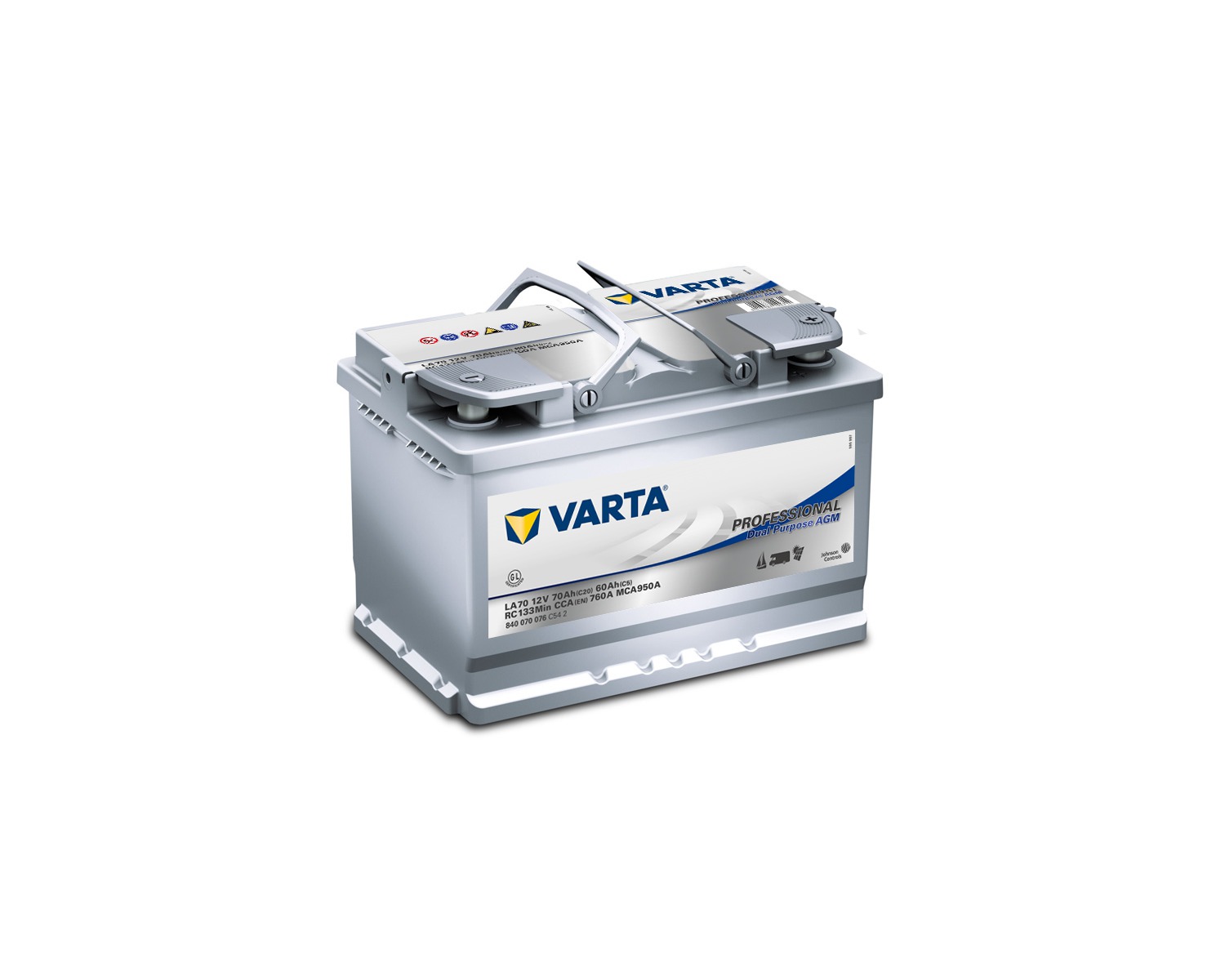 VARTA Professional Dual Purpose - AGM 70Ah - Batteries - BigShip ...