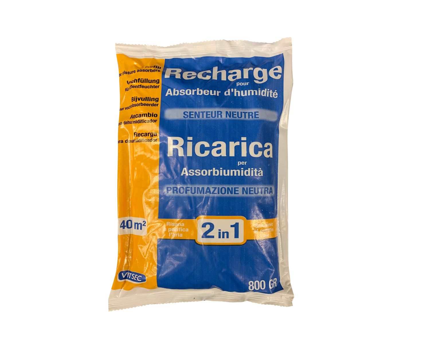 SOROMAP Recharge absorbeur d'humidité 0,8kg - Déshumidifcation