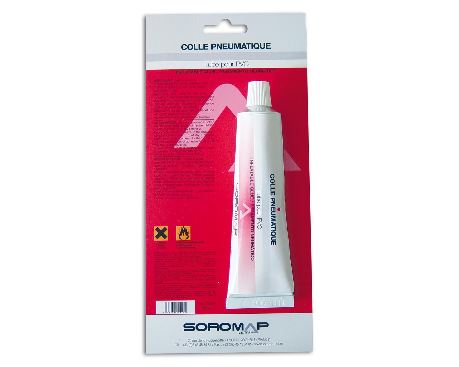 SOROMAP Colle pneumatique tube 75mL - Colle - BigShip Accastillage -  Accessoires pour bateaux