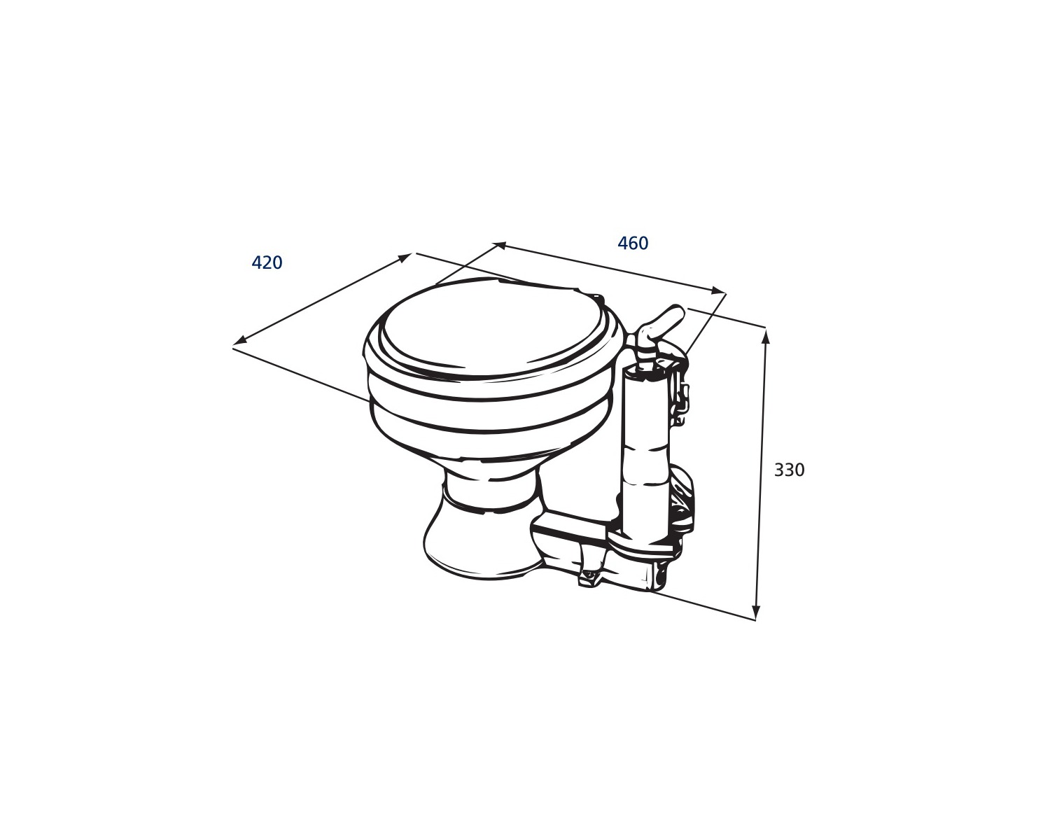 Anneau de cire de toilette avec wc et des toilettes vis à embase