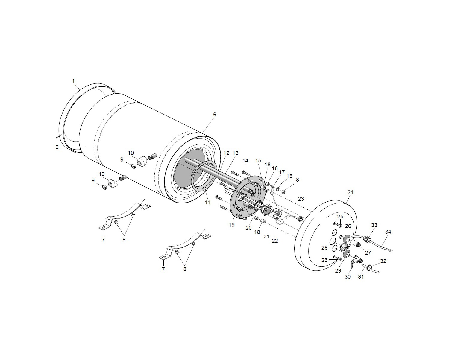 Pièces détachées Chauffe-eau - Chauffe eau - BigShip Accastillage