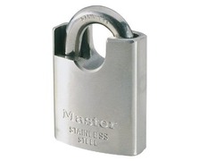 MASTERLOCK Cadenas Inox 50 mm anse protégée 22 mm diam. 10 m