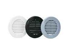 NUOVA RADE Grille aeration plastique ronde grise Ø76 mm