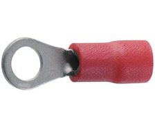 Cosses oeillet Ø4mm rouge les 10