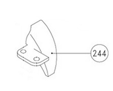 LOFRANS Capot latérales n.244 pour guindeau X0