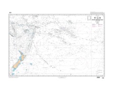 SHOM 7166 à plat Océan Pacifique Sud - Partie Ouest