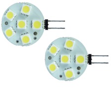 MANTAGUA Ampoule LED G4 horiz. 10W blanc chaud dif. 120° x2