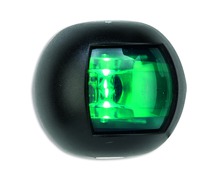 TREM Orsa LED feu de tribord vert noir (112,5°)