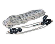 SELDEN Palan 4:1 à friction Ø60mm + cordage Ø10mm x 20m