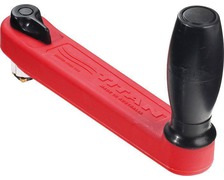 TITAN Manivelle de winch flottante rouge 250mm verrouillable