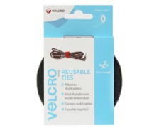 VELCRO Collier serre câbles One Wrap® noir 10mm (5m)