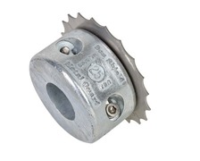 SLC Coupe orin Inox anode collier diamètre arbre 25 mm