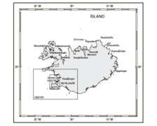 SHOM GB2897 à plat Islande