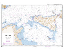 SHOM 7397 carte à plat Rade de Brest - Anse du Fret-Anse