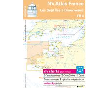 NV Charts Atlas Les sept îles à Douarnenez FR4