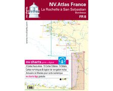 NV Charts Atlas La Rochelle à San Sebastian FR8