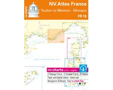NV Charts Atlas Toulon à Menton FR10