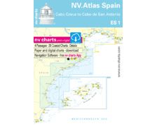 NV Charts Atlas Espagne De Cabo Creus à Cabo San Antonio ES1