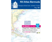 NV Charts ATLAS Bermuda, USEast Coast, Caribbean, Europe16.1