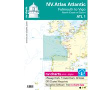 NV Charts ATLAS Atlantic Falmouth to Vigo ATL1