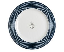 MARINE BUSINESS Assiettes plates SAILOR SOUL, les 6