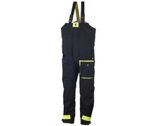 COTTEN Pantalon BEAUFORT noir/jaune fluo L