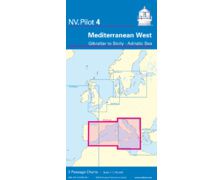 NV CHARTS Pilot 4 Carte marine hauturière Méditerranée Ouest