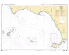 SHOM 7362 à plat De Capo Circeo à Ischia - Isole Pontine