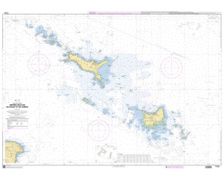 SHOM 7143 à plat abords des îles de houat et de Hoëdic