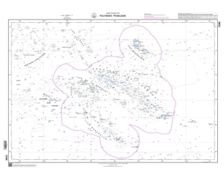 SHOM 7246 à plat Polynésie française