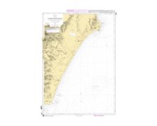 SHOM 4221 à plat de Kelibia à Ras Mamour