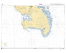 SHOM 6738 à plat La Martinique - Partie Sud