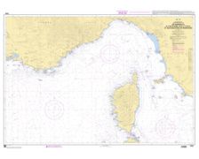 SHOM 7204 à plat Marseille à l'île d'Elbe et aux Bouche de B