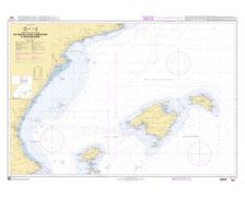 SHOM 7661 à plat de Cabo de la Nao à Barcelona et Islas Bale