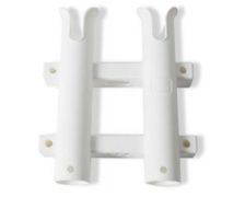 SEANOX Porte cannes rack fixe PVC blanc 2 cannes