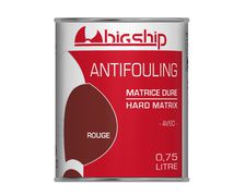 BIGSHIP Antifouling matrice dure Rouge 0,75L