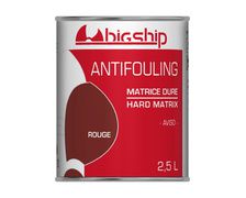 BIGSHIP Antifouling matrice dure Rouge 2,5L