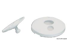 OSCULATI Bloque-porte nylon+caoutchouc blanc VRAC