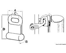 OSCULATI Coulisseau grand-voile 9x23 mm