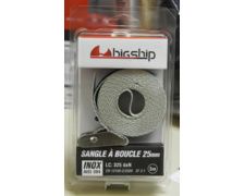 BIGSHIP Sangle à boucle inox 25mm - 3m