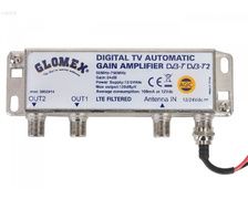GLOMEX Amplificateur pour antennes TV 12/24V - 2 sorties