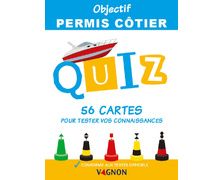 VAGNON Jeu de carte permis plaisance option cotière