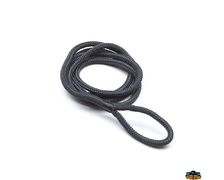 Tresse polyester noire pour pare-battage Ø8mm - 1,5m