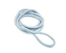 Tresse polyester blanche pour pare-battage Ø8mm - 1,5m