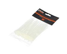 FASTERTOOLS Collier rilsan 90x1.8mm blanc - Blister 100