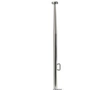 BIGSHIP Mât de pavillon INOX 750 mm Ø 25 mm
