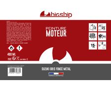 Bombe de peinture Suzuki gris foncé métallisé 400 ml