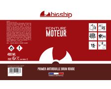 Bombe de peinture primer antirouille brun rouge 400 ml