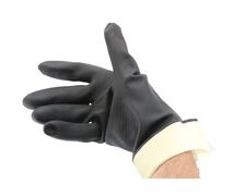 HEVA GANTS DE TRAVAIL CAOUTCHOUC - noir taille L